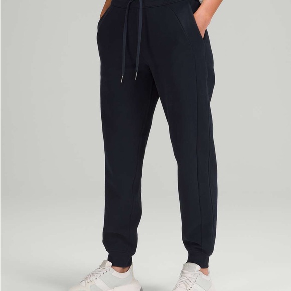 lululemon true navy scuba high rise jogger *fleece 28